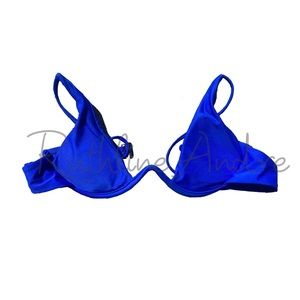 Royal Blue Underwire Bikini Top